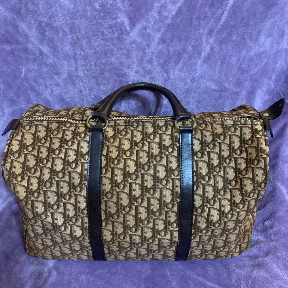 Christian dior baggages Boston duffel vintage